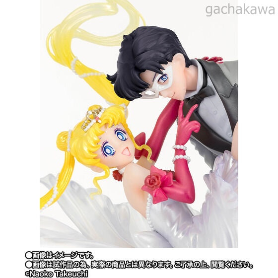 Sailor Moon Usagi and Tuxedo Mask Moonlight Glow Edition FiguartsZERO Chouette Statue【With Reservation Benefits】