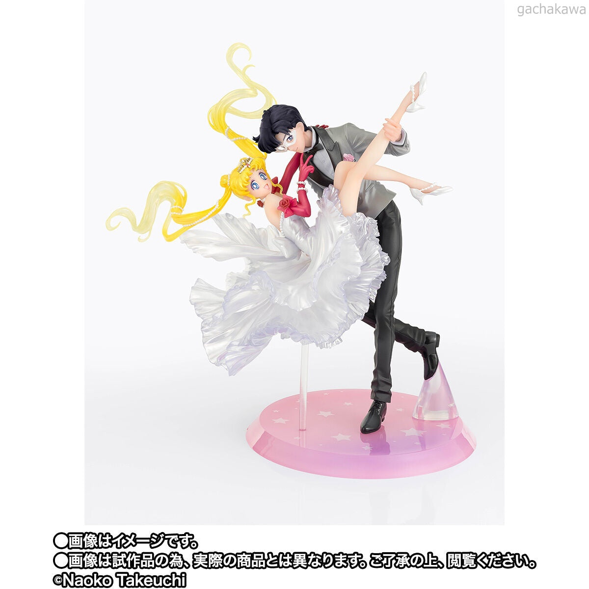 Sailor Moon Usagi and Tuxedo Mask Moonlight Glow Edition FiguartsZERO Chouette Statue【With Reservation Benefits】
