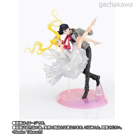 Sailor Moon Usagi and Tuxedo Mask Moonlight Glow Edition FiguartsZERO Chouette Statue【With Reservation Benefits】