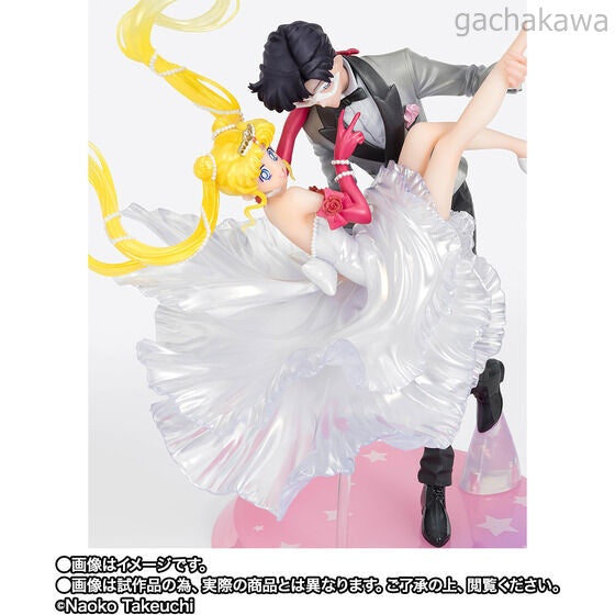 Sailor Moon Usagi and Tuxedo Mask Moonlight Glow Edition FiguartsZERO Chouette Statue【With Reservation Benefits】