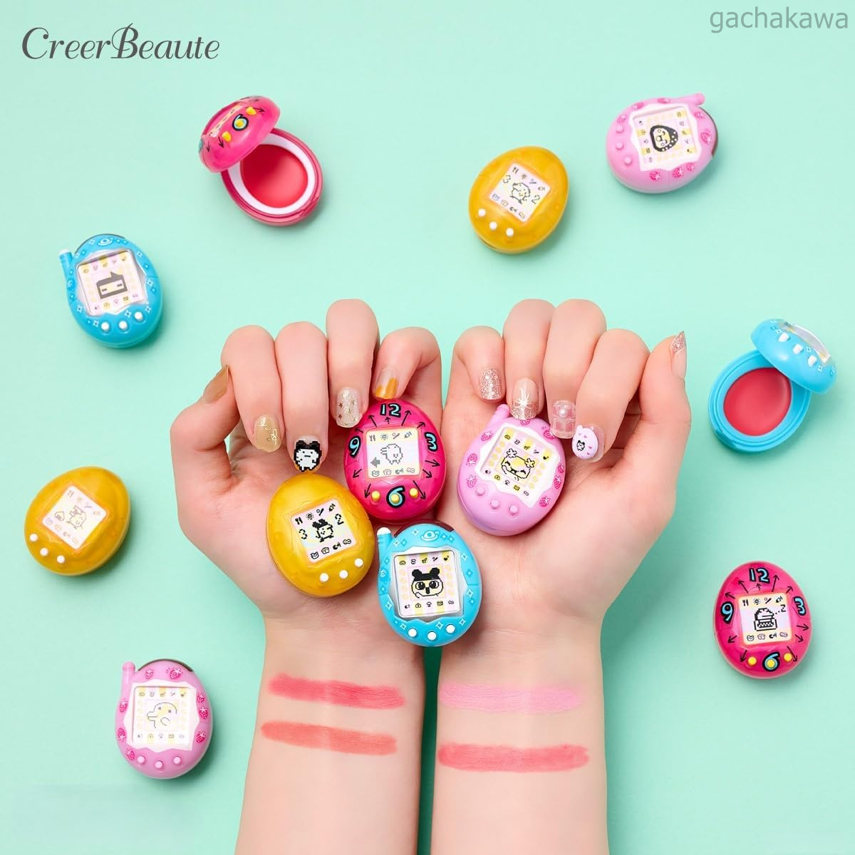 Tamagotchi Lip & Cheek Color Strawberry Milk Cosmetics BANDAI Japan