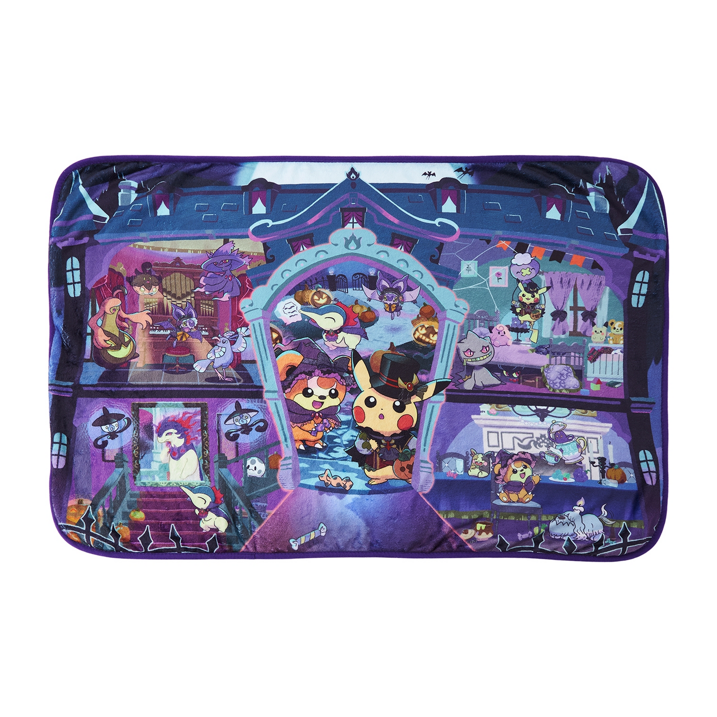 Blanket with Pouch Halloween Ghost Chateau Pokemon Center Original