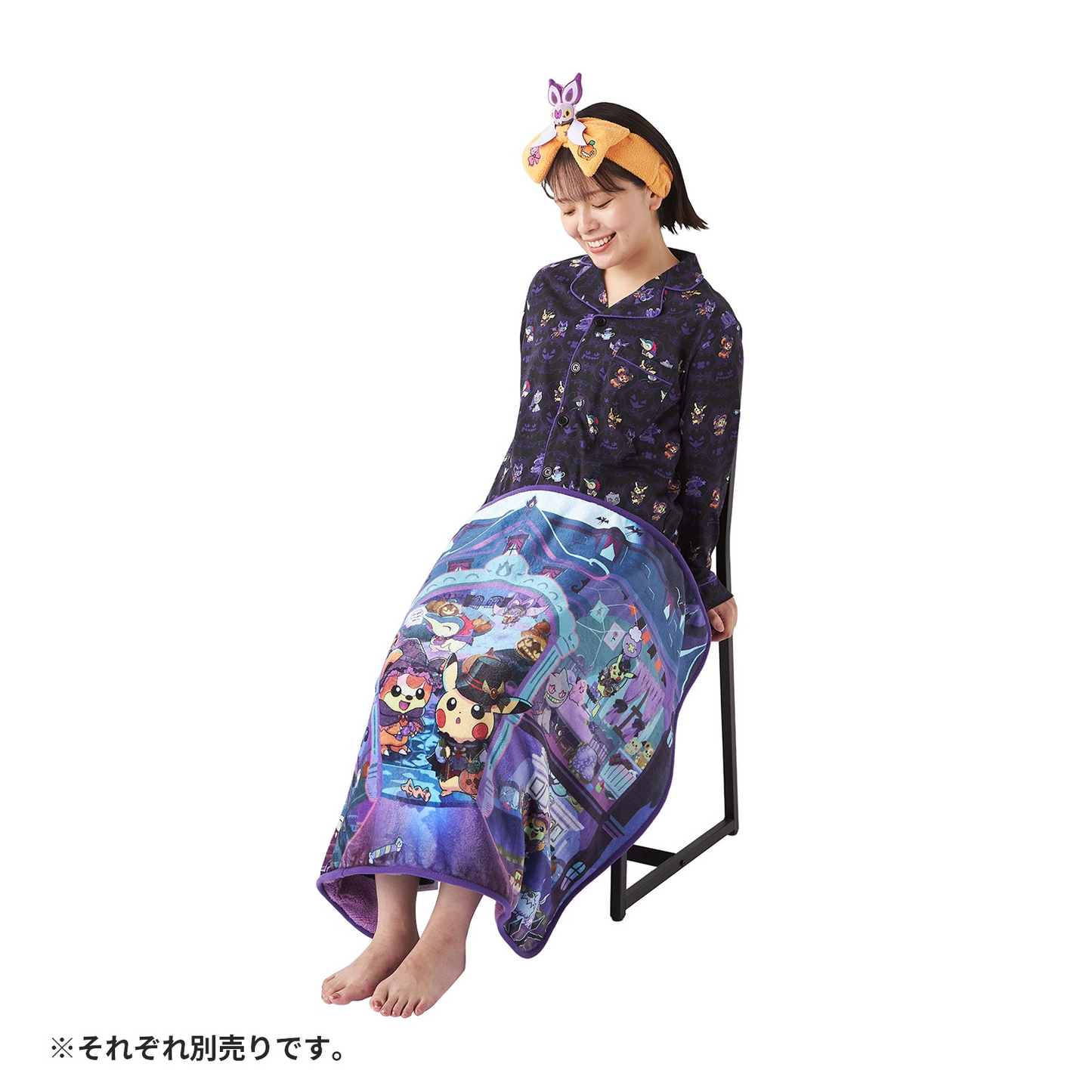 Blanket with Pouch Halloween Ghost Chateau Pokemon Center Original