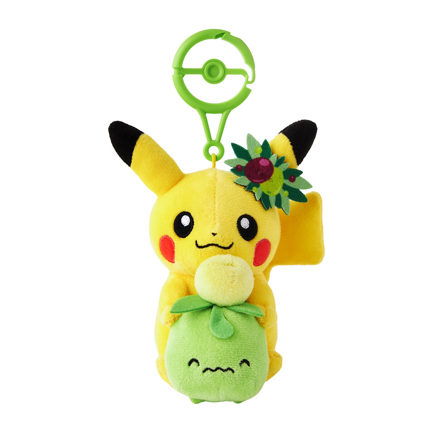 Pokemon Center Mascot with carabiner Pikachu Smoliv Kagawa Limited Japan