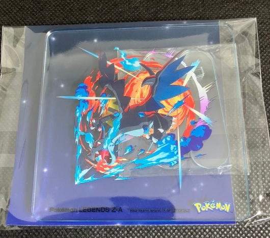 Pokemon Legends Z-A privilege acrylic coaster Mega Charizard Japan NEW