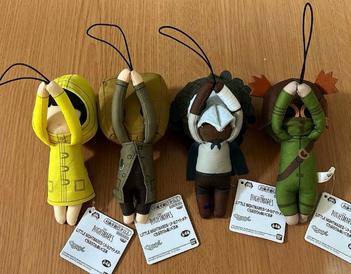 Little Nightmares Plush Complete Set of 4 BANPRESTO 14cm NEW