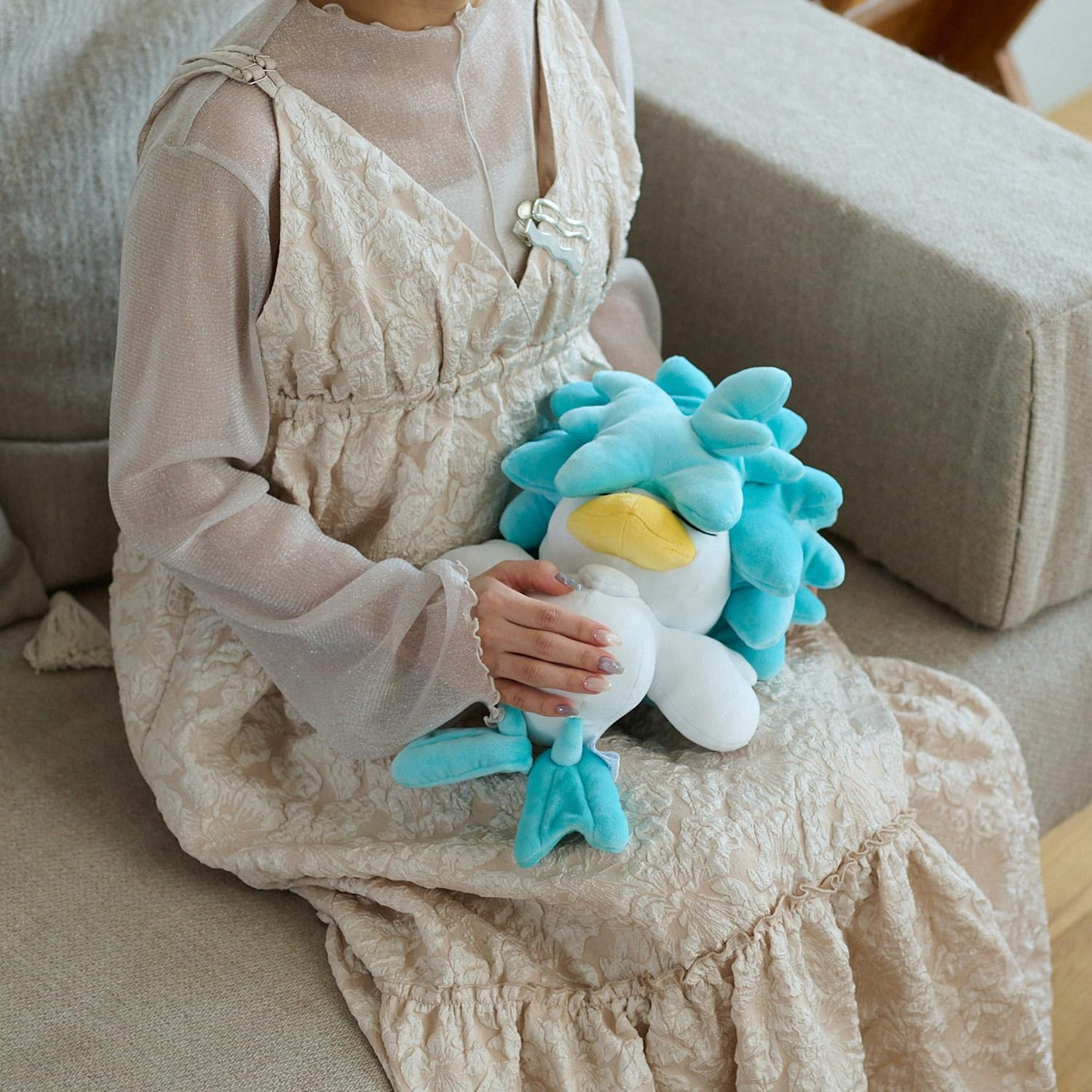 Pokemon Fluffy Plush Quaxly Pokémon Sleep Stuffed Toy Pocket Monster