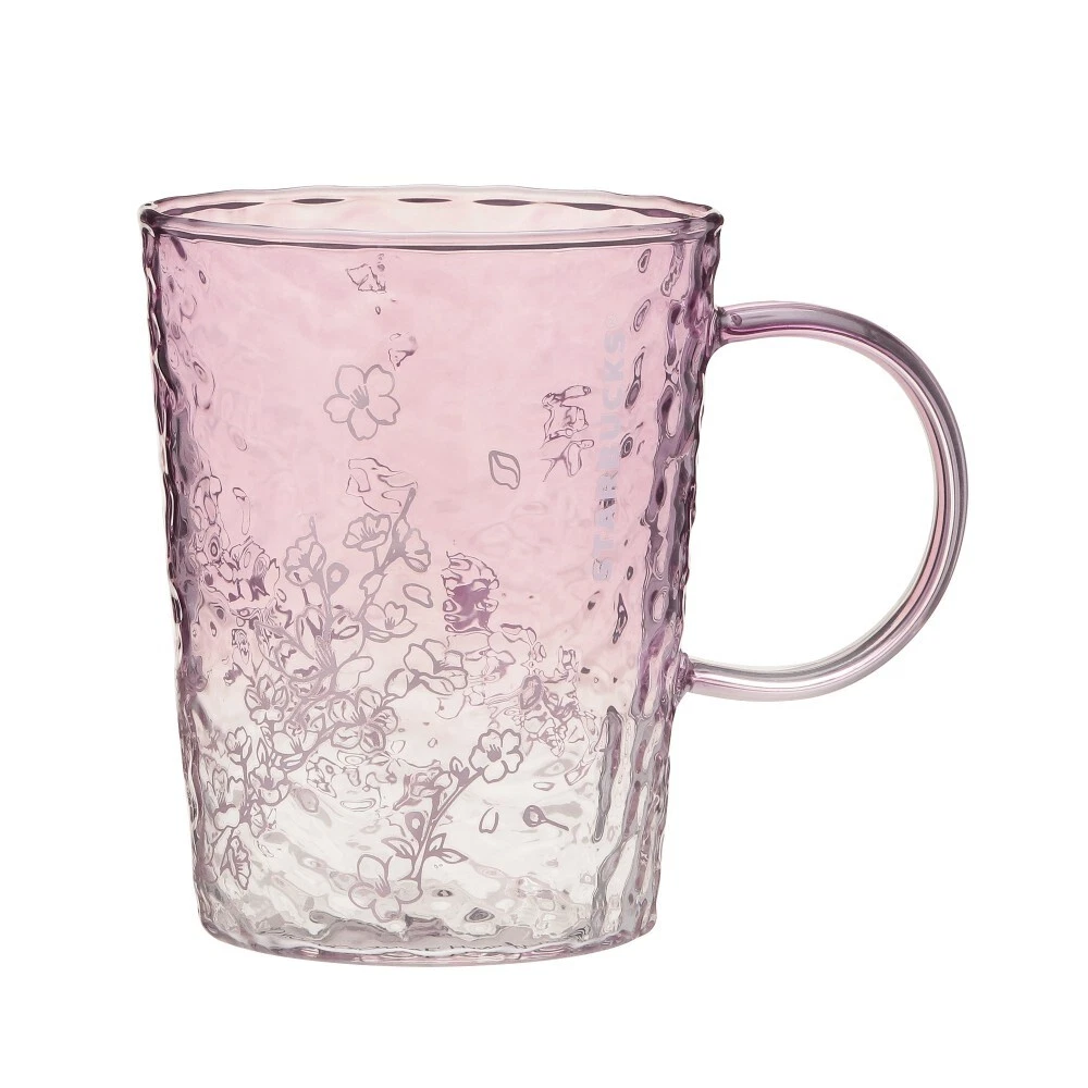【SALE】Starbucks SAKURA 2025 Heat-resistant Glass Mug Pink Gradation 355ml