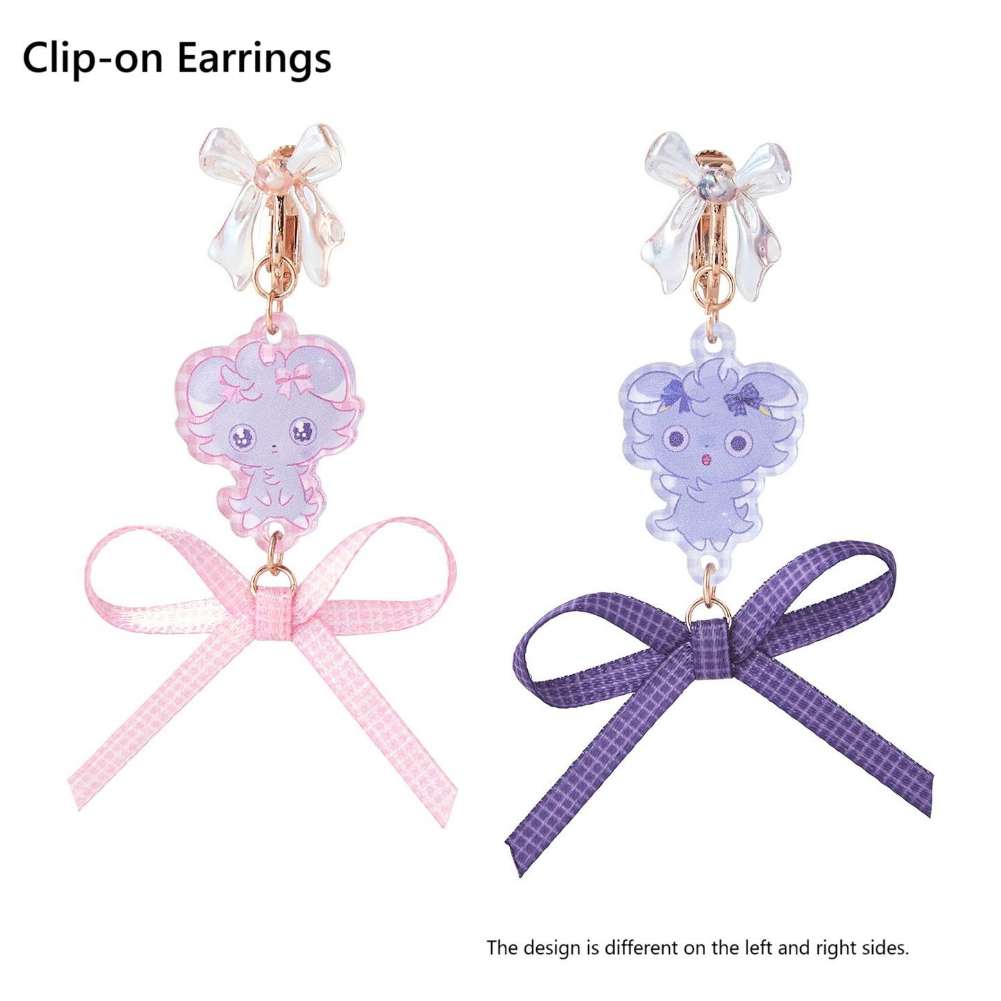 PSL Pokemon Center Original Don't Attack Me Clip-on Earrings Espurr