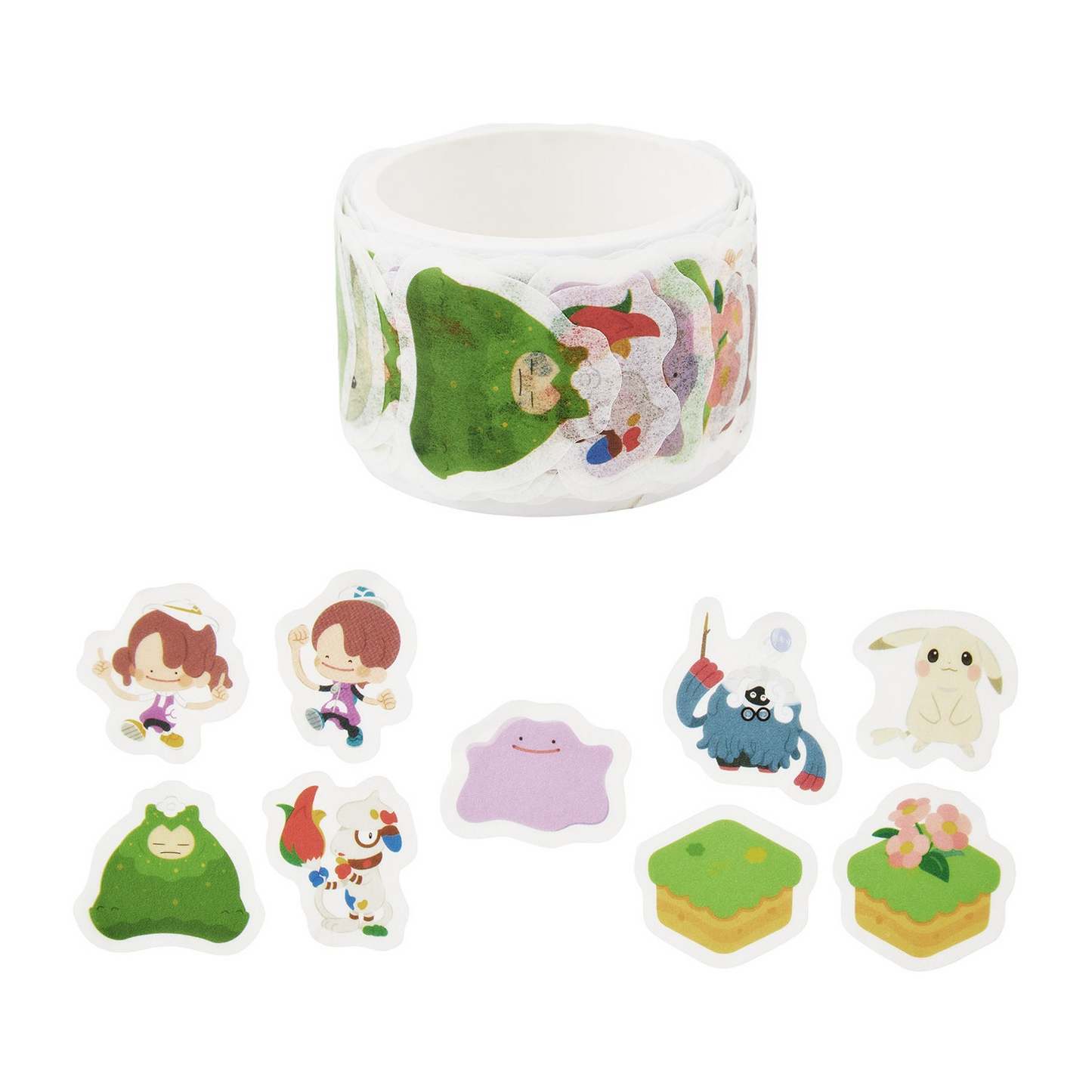 PSL Pokemon Center Original Pokémon Pokopia Die-cut Masking Tape