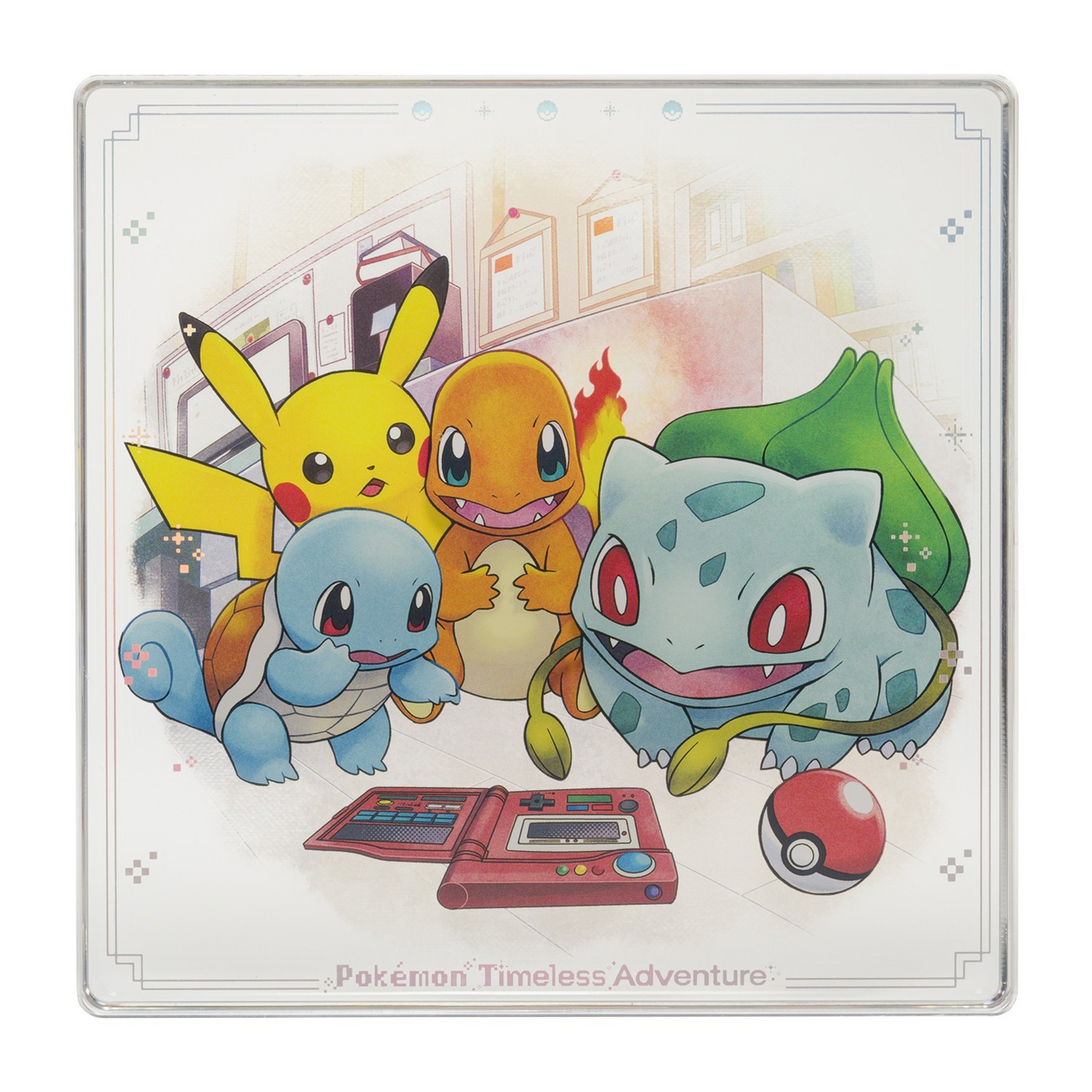 PSL Pokemon Center Timeless Adventure 30th Anniversary Acrylic Block Japan