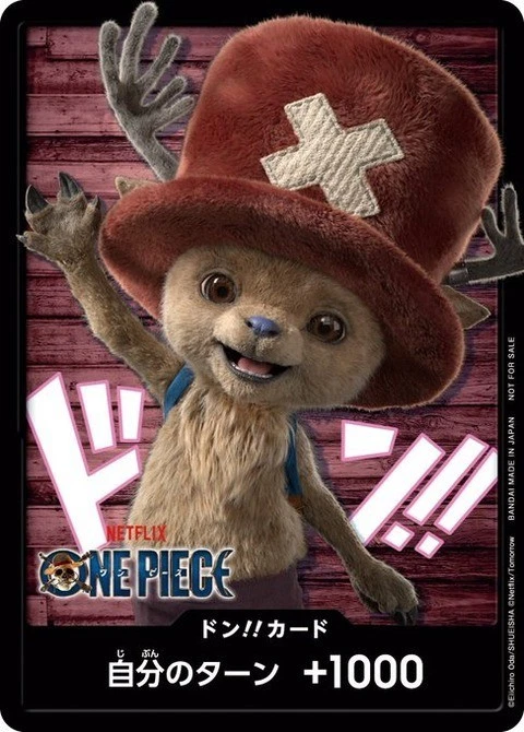 one piece card game tony tony chopper DON!! Tony Tony Chopper Netflix Promo ONE PIECE Card Game CCG Japanese –  Gacha Kawa