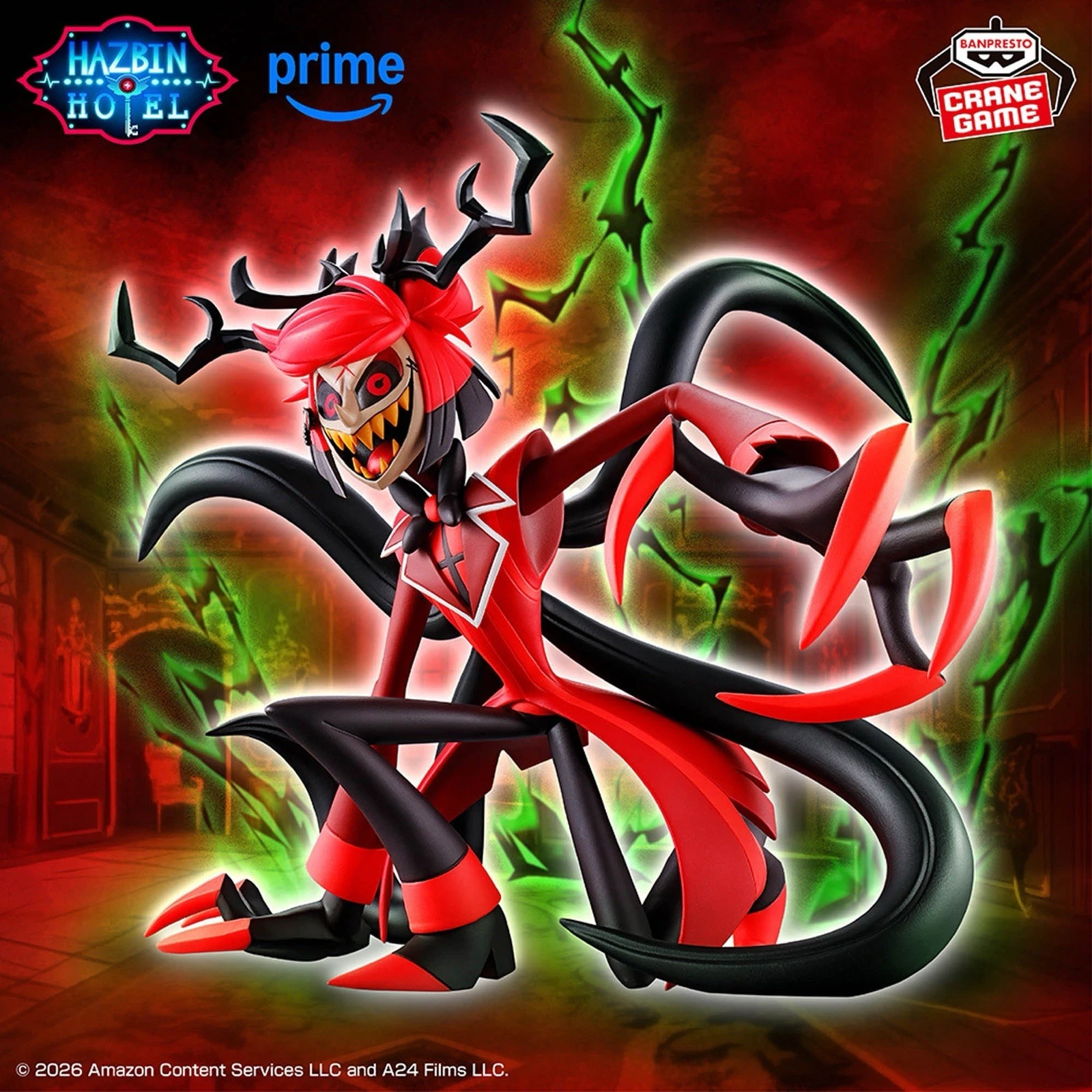Alastor Figure Hazbin Hotel Radio Demon Banpresto Prize Figure