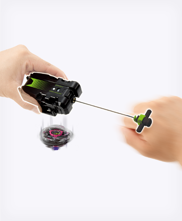 PSL Beyblade X BX-51 String Launcher Black x Green Takara Tomy New