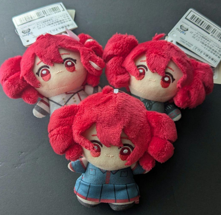 Kasane Teto Techinui Set of 3 Plush Doll Stuffed Toy 10cm