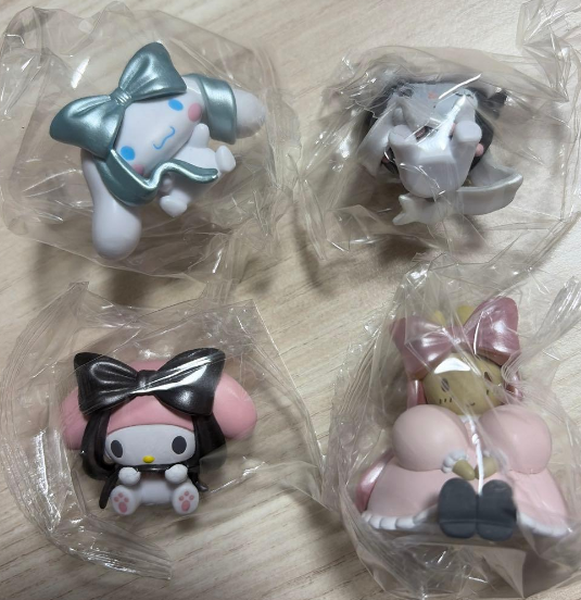 Sanrio Characters Ballet Ribbon Figure Gashapon Capsule Toy Complete Set