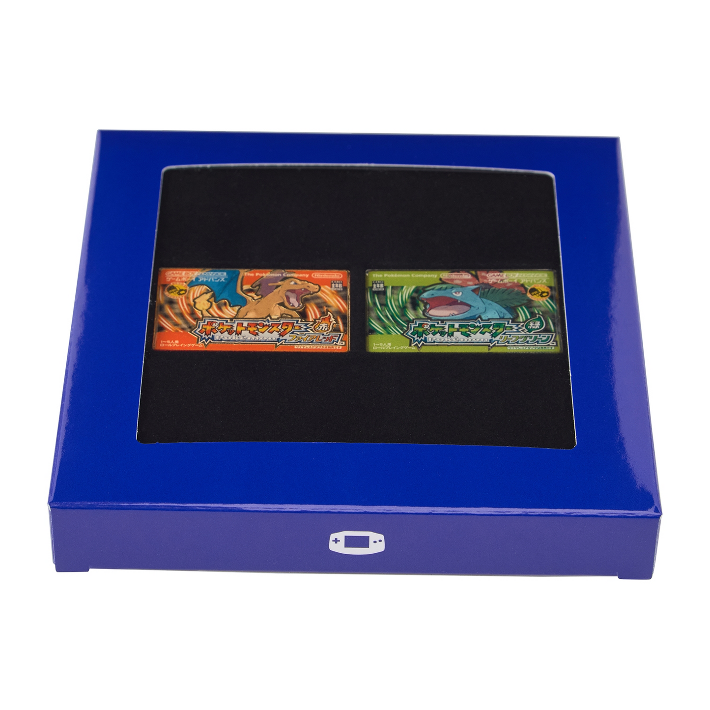 Pokemon Center Release Year Package Pin Set: FireRed & LeafGreen, GBA Box Art