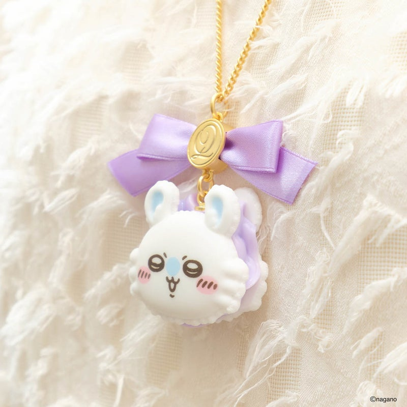 PSL Q-pot. Chiikawa Momonga Necklace Macaron JAPAN Limited
