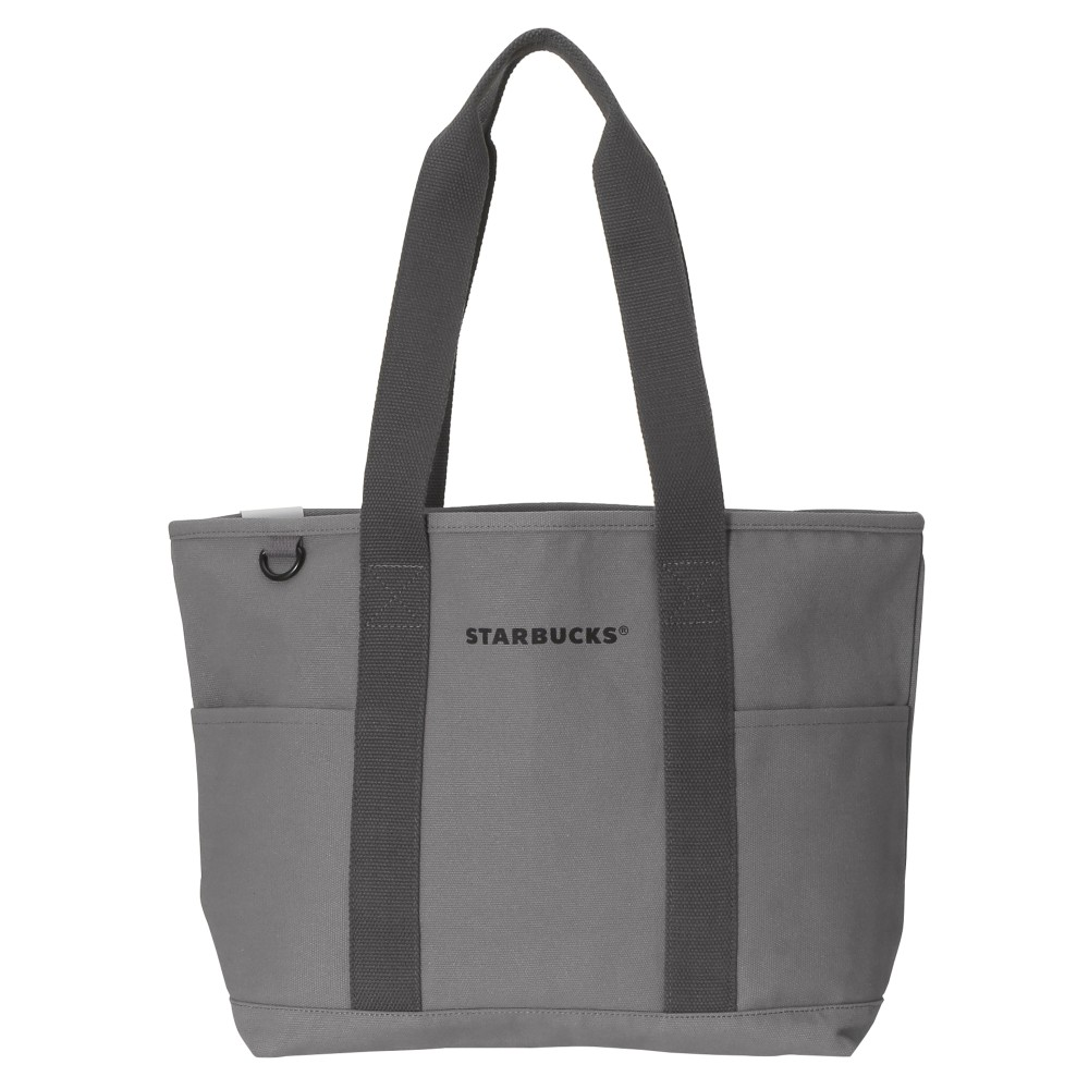 Starbucks Japan Summer 2026 Canvas Tote Bag Gray Size M – Gacha Kawa