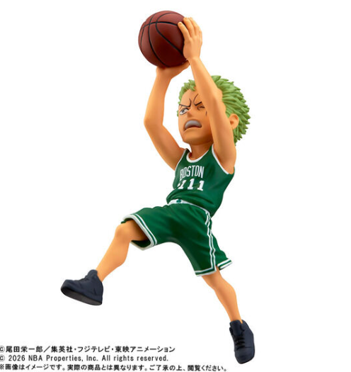 PSL One Piece x NBA WCF World Collectable Figure RORONOA ZORO 9cm