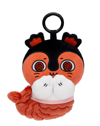 Chiikawa Movie Siren Spicy Face Plush Mascot Keychain Official