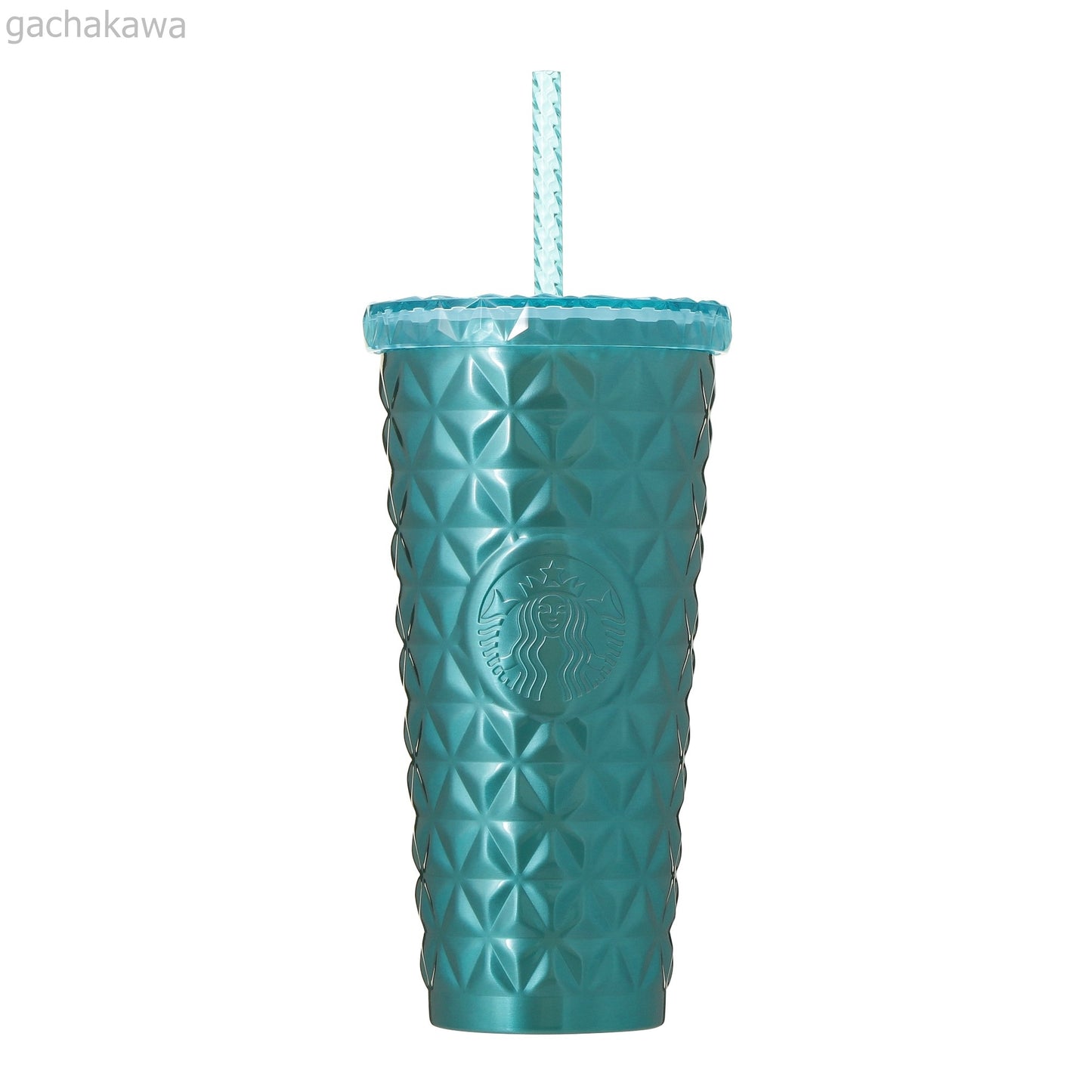 Starbucks Japan Summer 2025 Stainless Steel Cold Cup Tumbler Turquoise 591ml