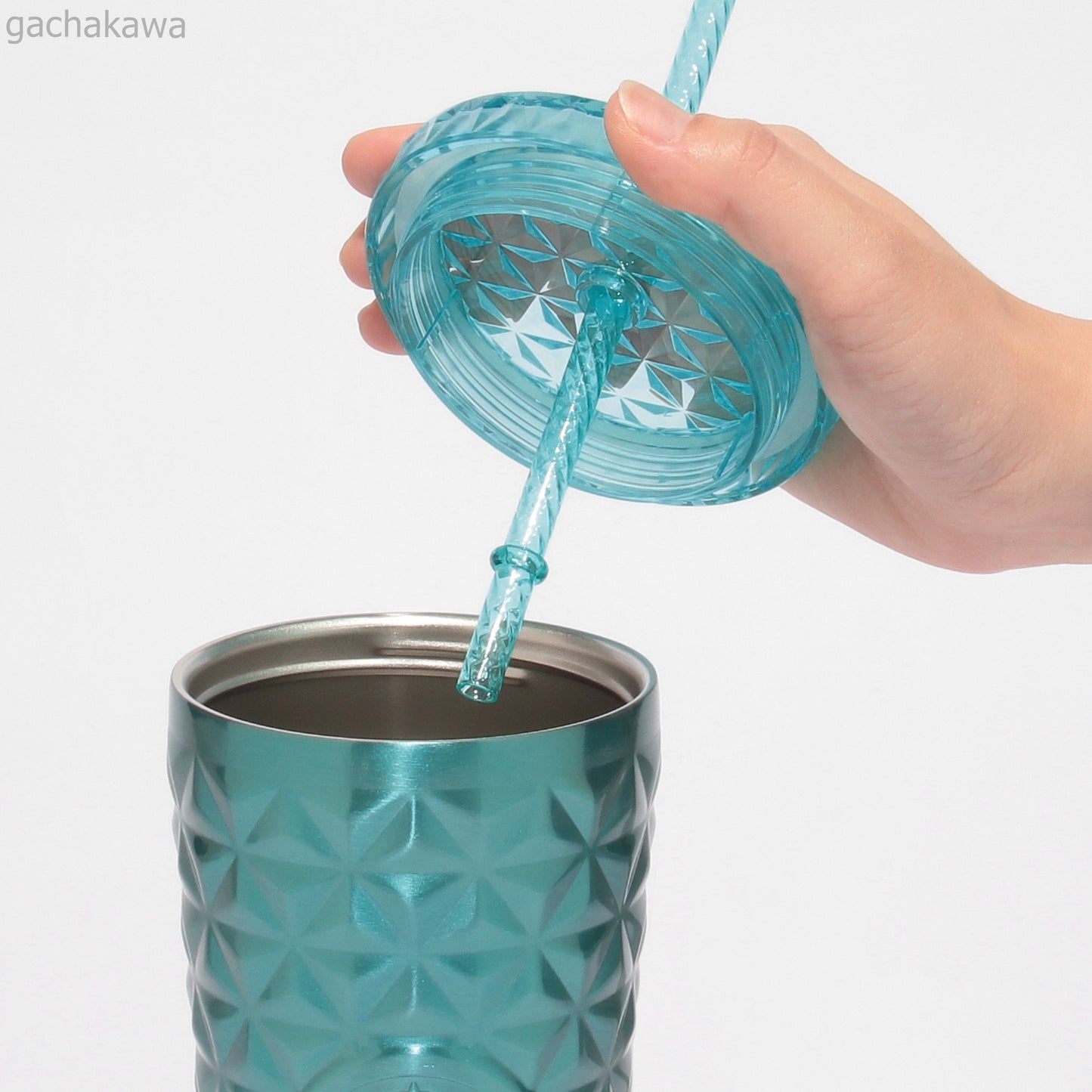 Starbucks Japan Summer 2025 Stainless Steel Cold Cup Tumbler Turquoise 591ml