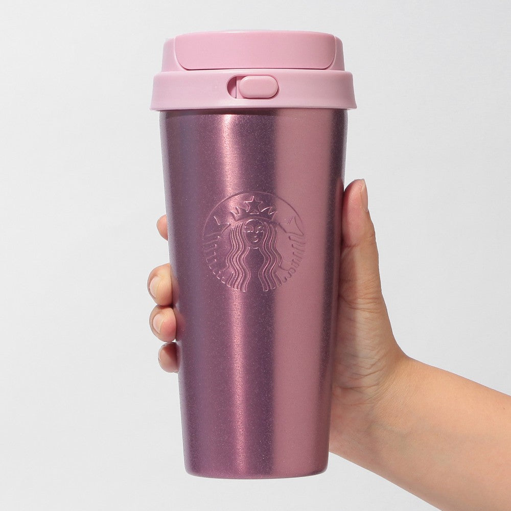 Starbucks Japan Summer 2026 Stainless Steel TOGO Bottle Glitter Pink 473ml