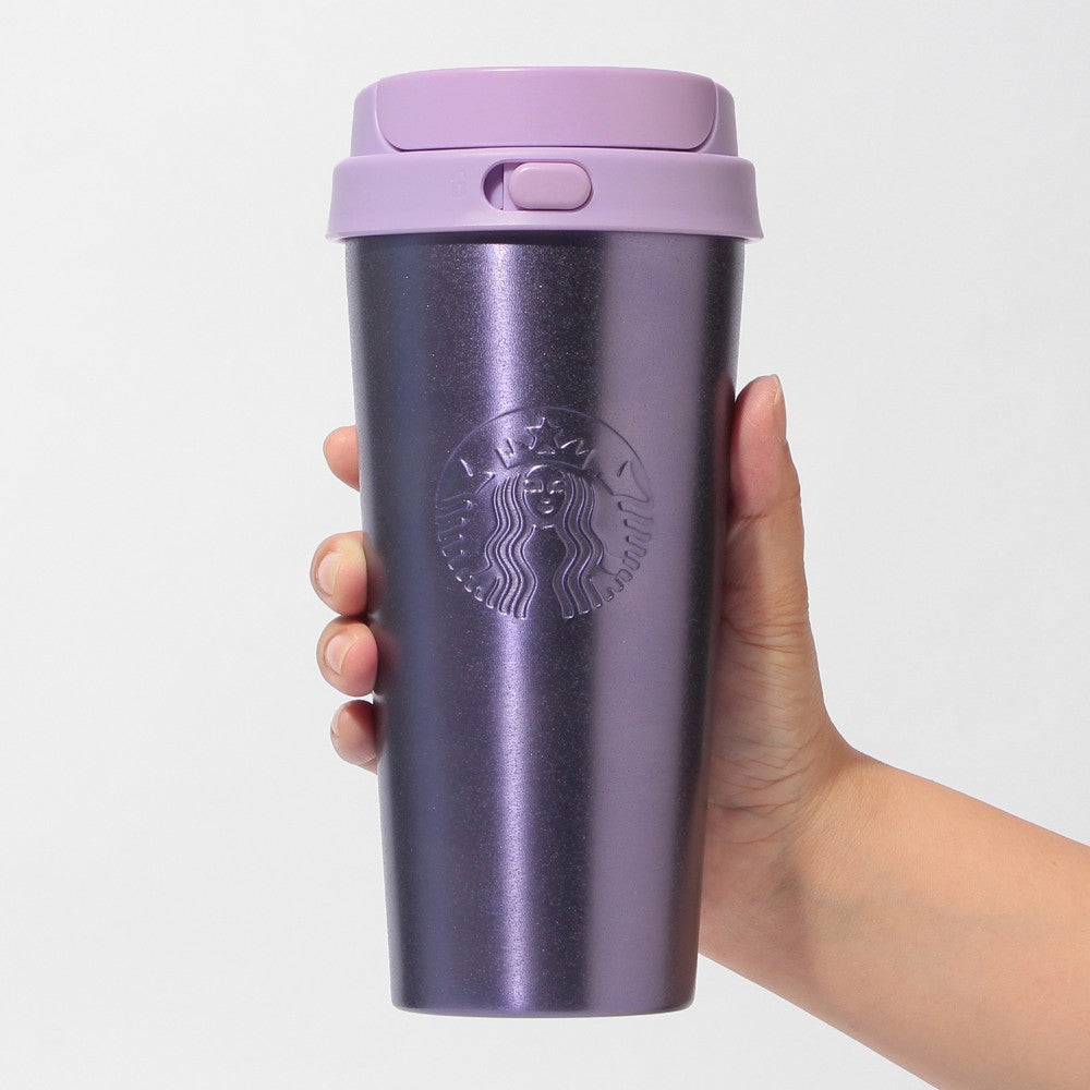 Starbucks Japan Summer 2026 Stainless Steel TOGO Bottle Glitter Purple 473ml