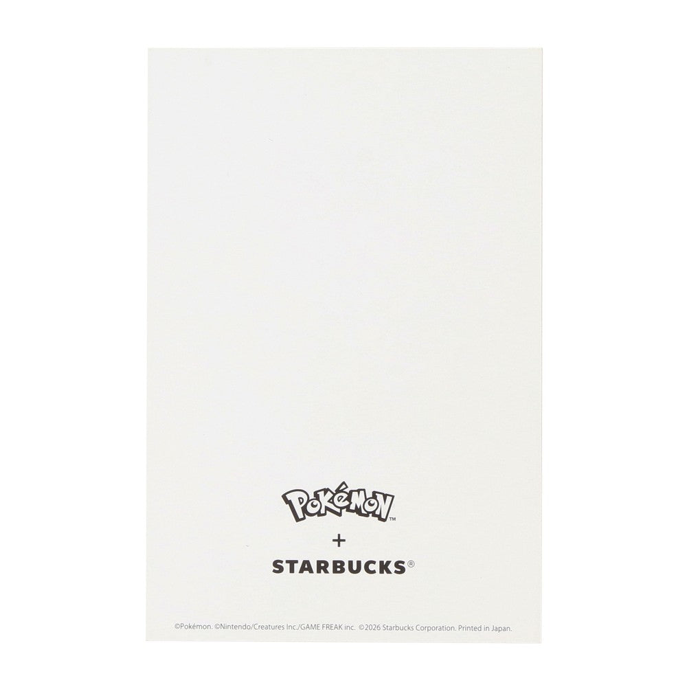 PSL Starbucks Japan Pokémon + STARBUCKS Art Postcard Set