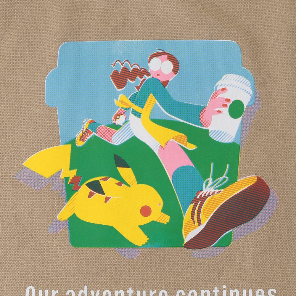 PSL Starbucks Japan Pokémon + STARBUCKS Tote Bag Coffee Adventure