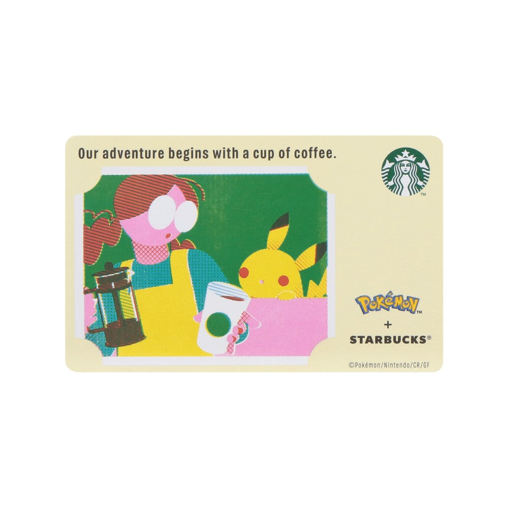 PSL Starbucks Japan Card Pokémon Pikachu (PIN INTACT)