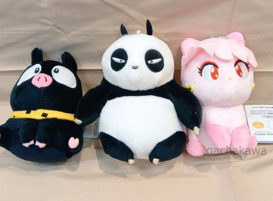 Pらんま1/2VIA RANMA 1/2 BAG-ATTACHABLE STUFFED TOYS - GENMA SAOTOME (PANDA