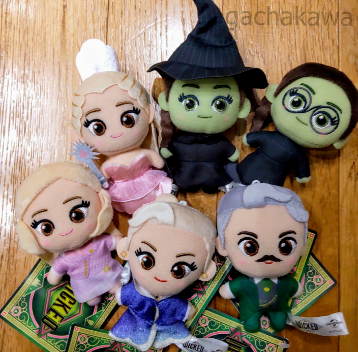 Wicked witch Plush Doll Toy Mascot 10cm Set of 6 types Namco