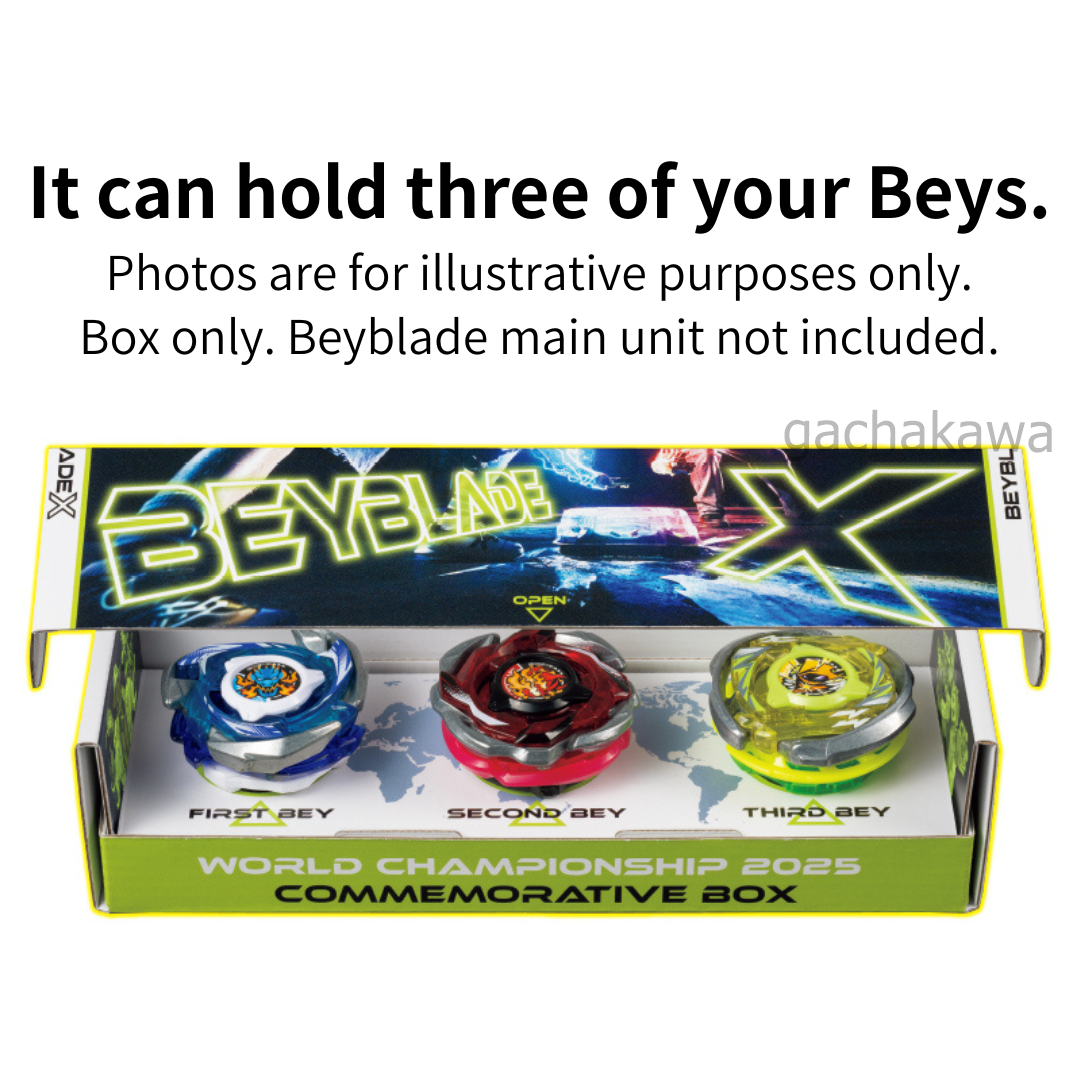 PSL BEYBLADE X World Championship 2025 Commemorative BOX Battle Deck Case