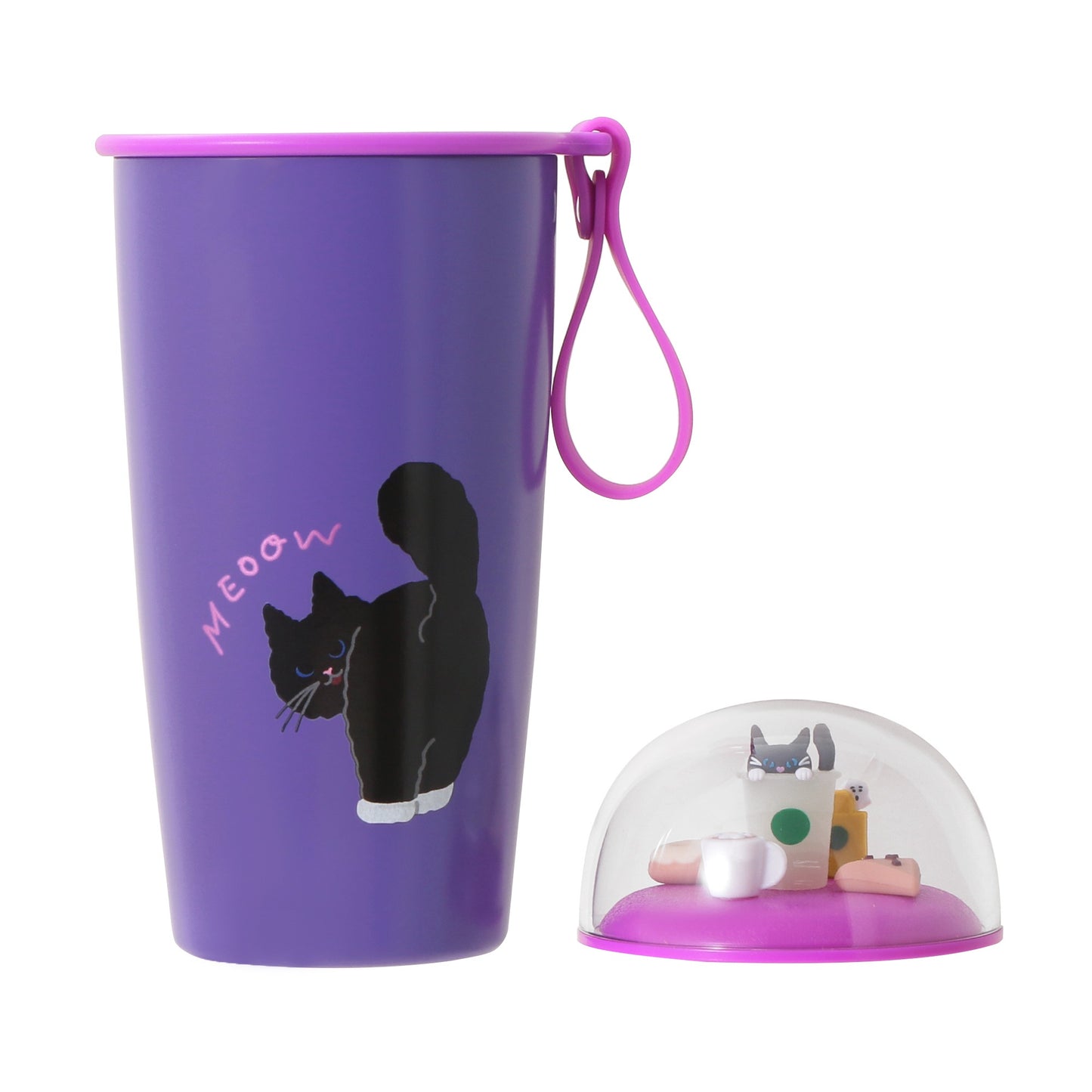 Starbucks Japan 2025 Playful Halloween Cat Tumbler Mug Bag