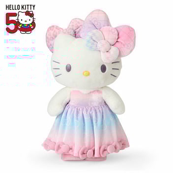 HELLO KITTY 50th The Fashionable Ribbons Birthday Plush doll limited / Free shipping