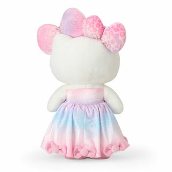 HELLO KITTY 50th The Fashionable Ribbons Birthday Plush doll limited / Free shipping