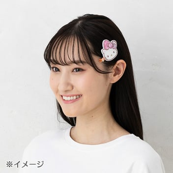 Birthday Bangs Clip (Sanrio HELLO KITTY 50th The Fashionable Ribbons) / Free shipping