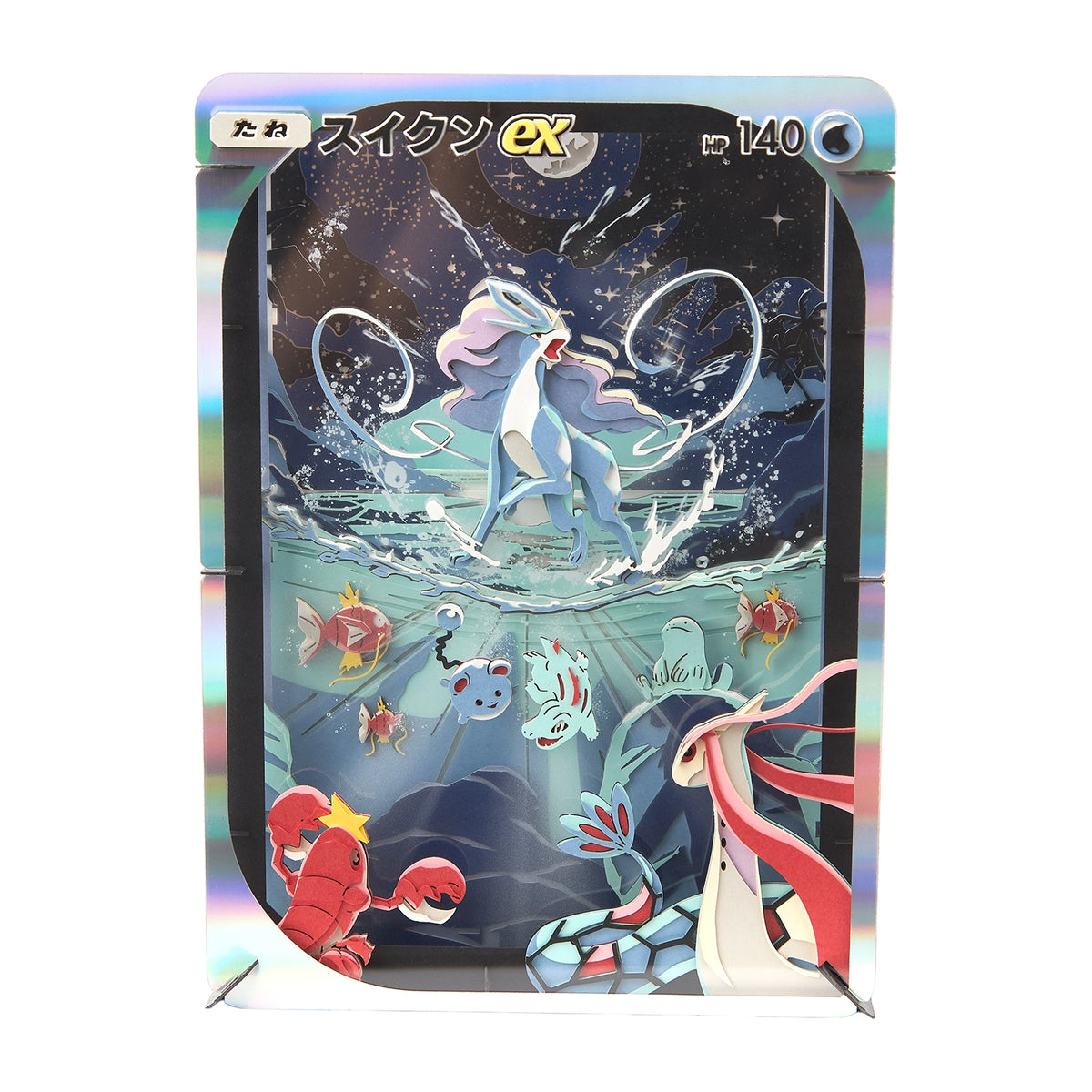 Paper Theater Pokémon Trading Card Game Pocket Suicune ex