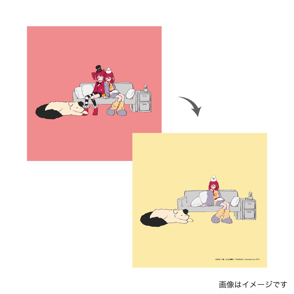 PSL Village Vanguard MIMI × Kasane Teto Cushion (Trick Heart)