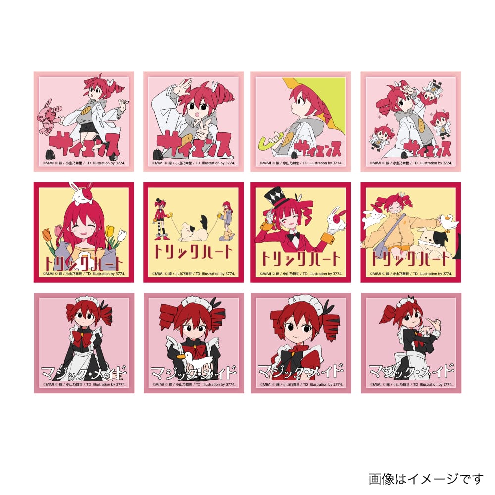 PSL Village Vanguard MIMI × Kasane Teto Trading Stickers (Set of 12)