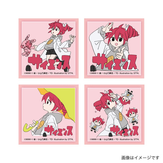 PSL Village Vanguard MIMI × Kasane Teto Trading Stickers Science Set of 4