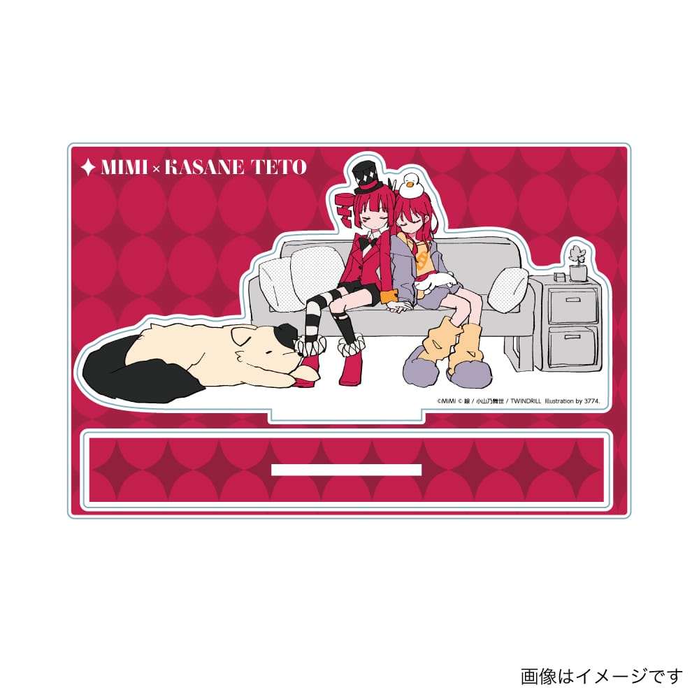 PSL Village Vanguard MIMI×Kasane Teto Acrylic Figure Trick Heart 15cm