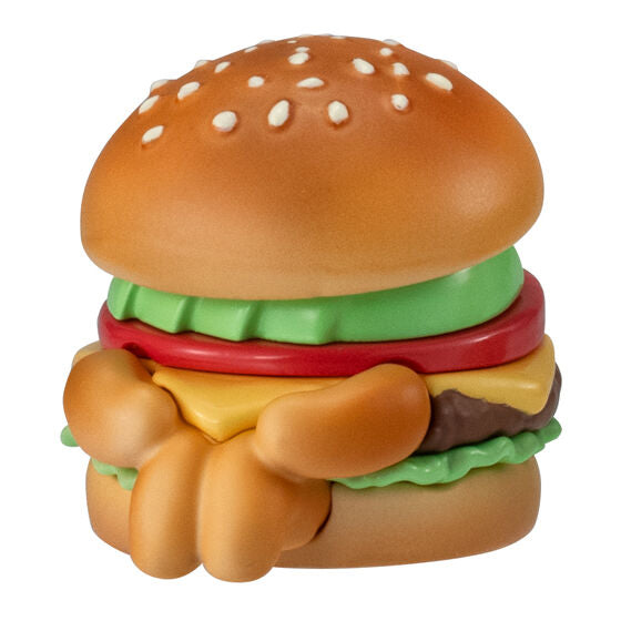 Machiboke Hamburger Shop 3 Complete Set of 6 Capsule Toys Gashapon Japan