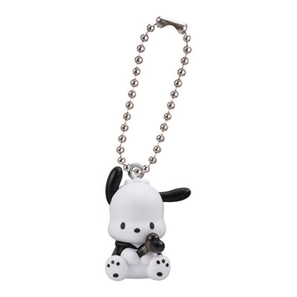 Sanrio Characters Color Collection Charm Black Set of 5 Capsule Toy Gacha Japan