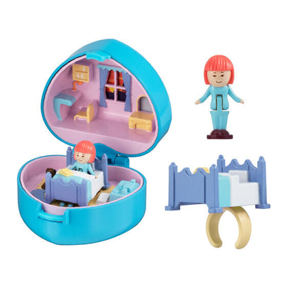 Polly Pocket Miniature Collection Capsule Toy BANDAI Gashapon 4 Types Set