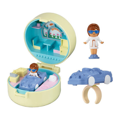 Polly Pocket Miniature Collection Capsule Toy BANDAI Gashapon 4 Types Set