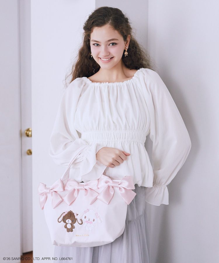 PSL Maison de FLEUR Sanrio characters Sugarbunnies Voluminous Ribbon Tote Bag 2026 Japan Limited NEW