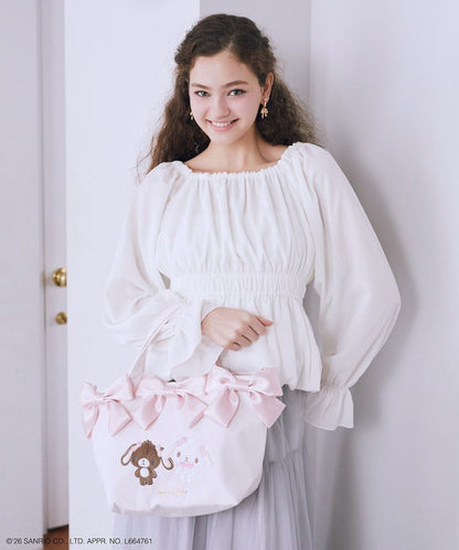 PSL Maison de FLEUR Sanrio characters Sugarbunnies Voluminous Ribbon Tote Bag 2026 Japan Limited NEW